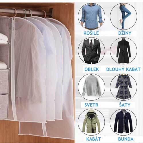 zaščitna embalaža za oblačila, obleke